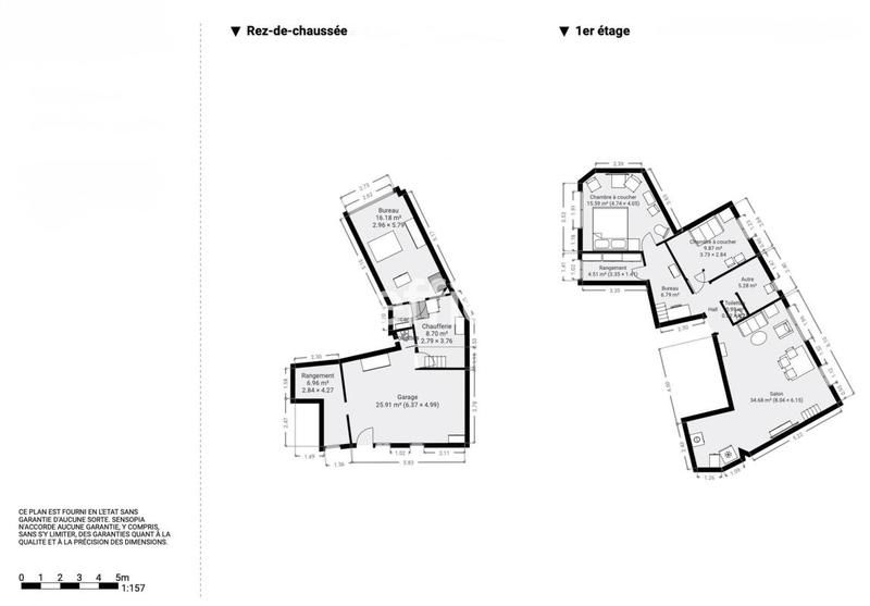 Bureau - 145 m² - 5 pièces