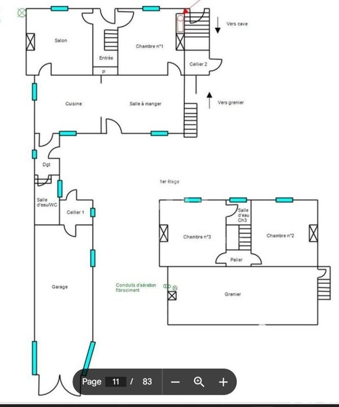Maison - 113 m² - 5 pièces