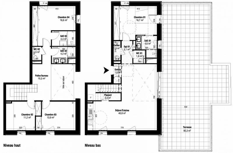 Appartement - 134 m² - 5 pièces