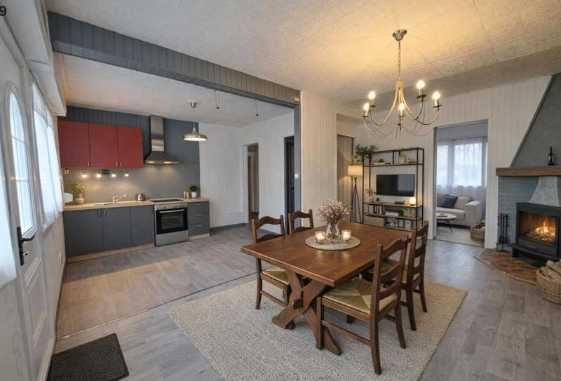 Maison de ville - 80 m² - 5 pièces