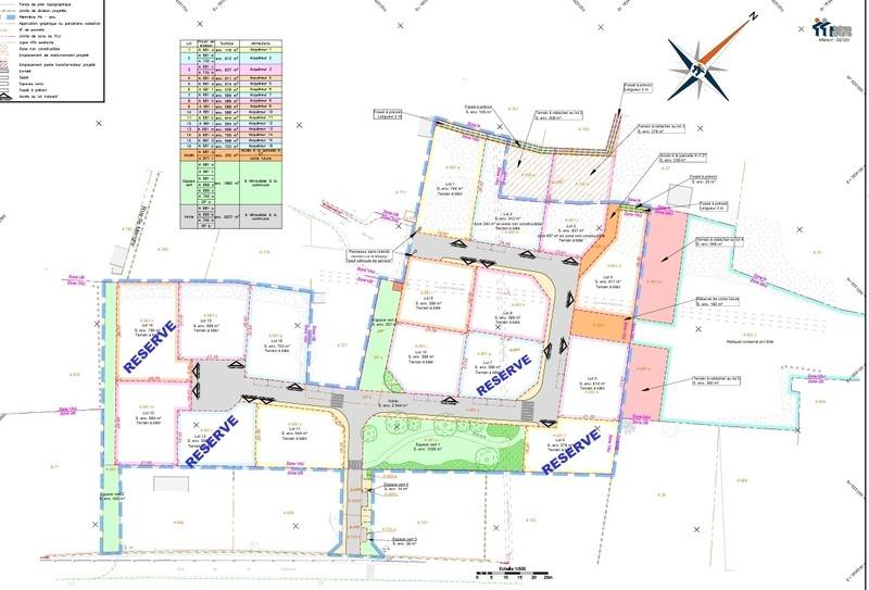 Terrain constructible - 644 m²