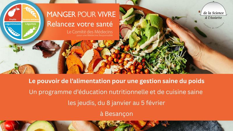 Relancez votre santé - le pouvoir des aliments pour une gestion saine du poids