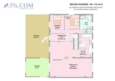 Villa - 132 m² - 6 pièces