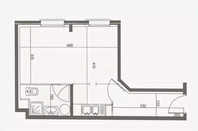 Appartement - 26 m² - 1 pièce