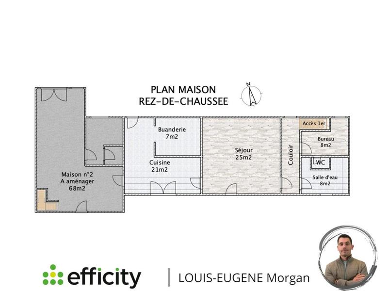 Longère - 159 m² - 5 pièces