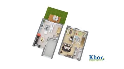 Maison - 80 m² - 4 pièces