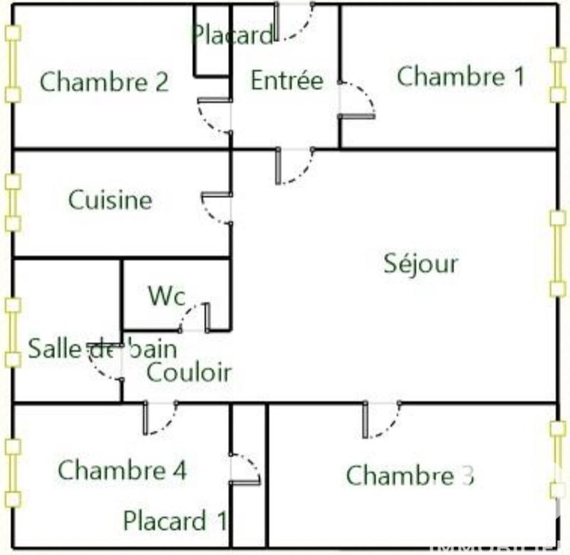 Appartement - 78 m² - 5 pièces