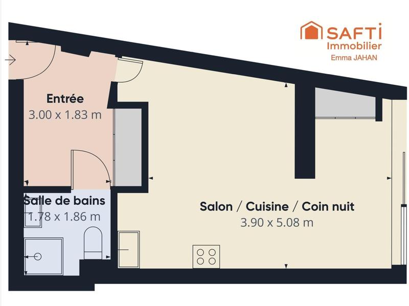 Appartement - 32 m² - 1 pièce