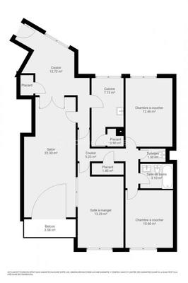 Appartement - 91 m² - 4 pièces