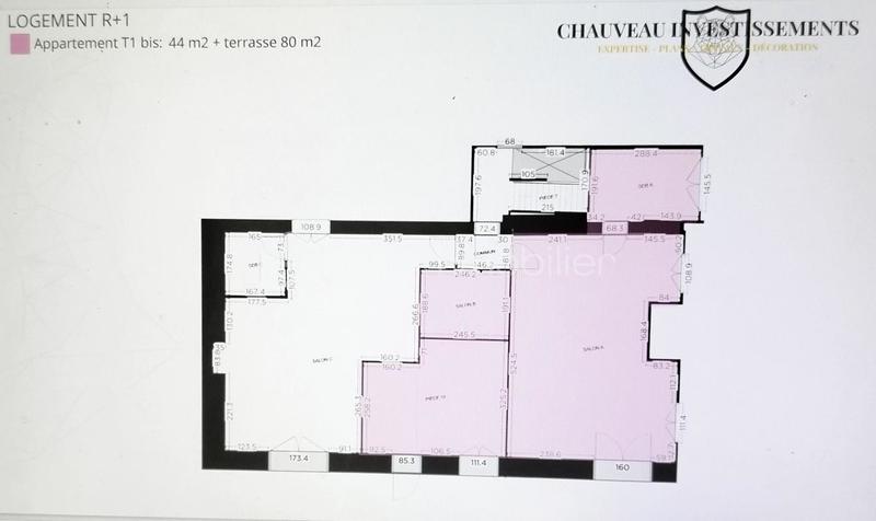 Duplex - 44 m² - 2 pièces