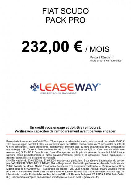 Fiat Scudo Fg 1.0 Ch1 1.6 Multijet 16v 90ch Pack Professional