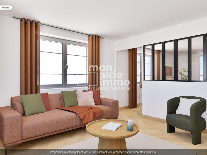 Appartement - 65 m² - 3 pièces