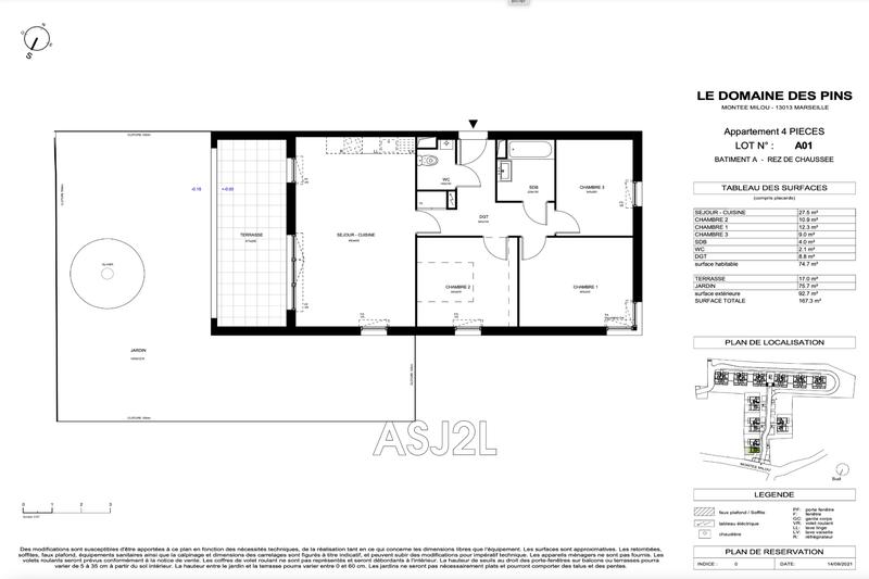 Appartement - 75 m² - 4 pièces