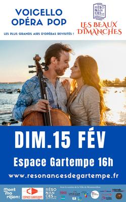 Concert Opéra Pop - Voicello dans le cadre des Beaux Dimanches de la Ville de Montmorillon