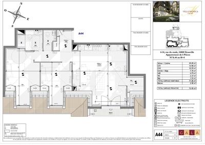 Appartement - 71 m² - 3 pièces