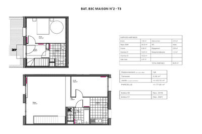 Maison - 69 m² - 3 pièces