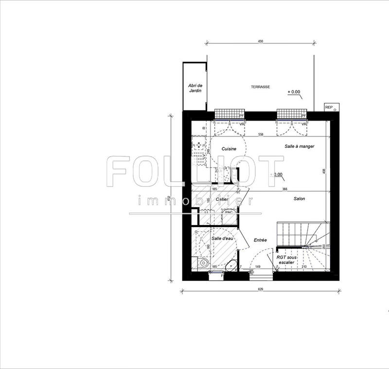Maison - 60 m² - 3 pièces