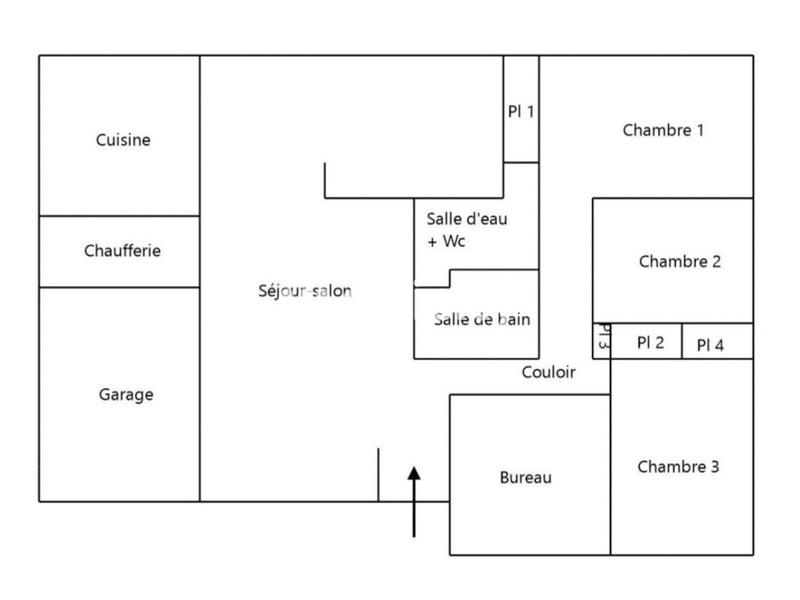 Pavillon - 110 m² - 5 pièces