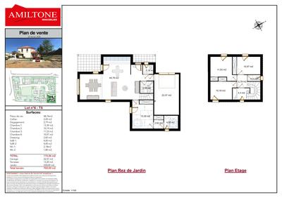 Maison - 115 m² - 5 pièces