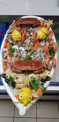 Epicerie ratatouille et coquillages