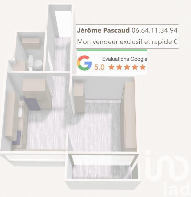 Studio - 27 m² - 1 pièce
