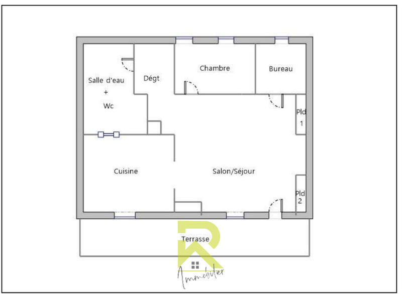 Appartement - 63 m² - 4 pièces