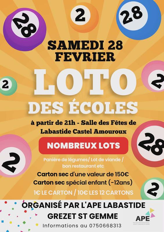 Loto des écoles