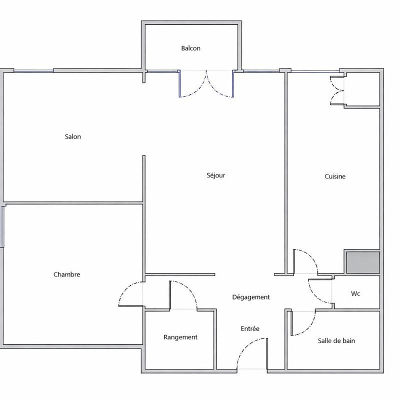 Appartement - 69 m² - 3 pièces