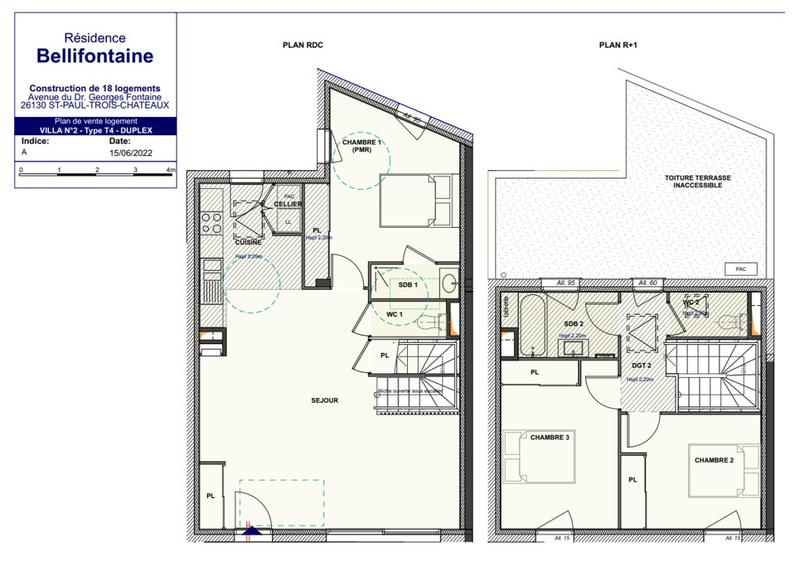 Maison de ville - 98 m² - 4 pièces