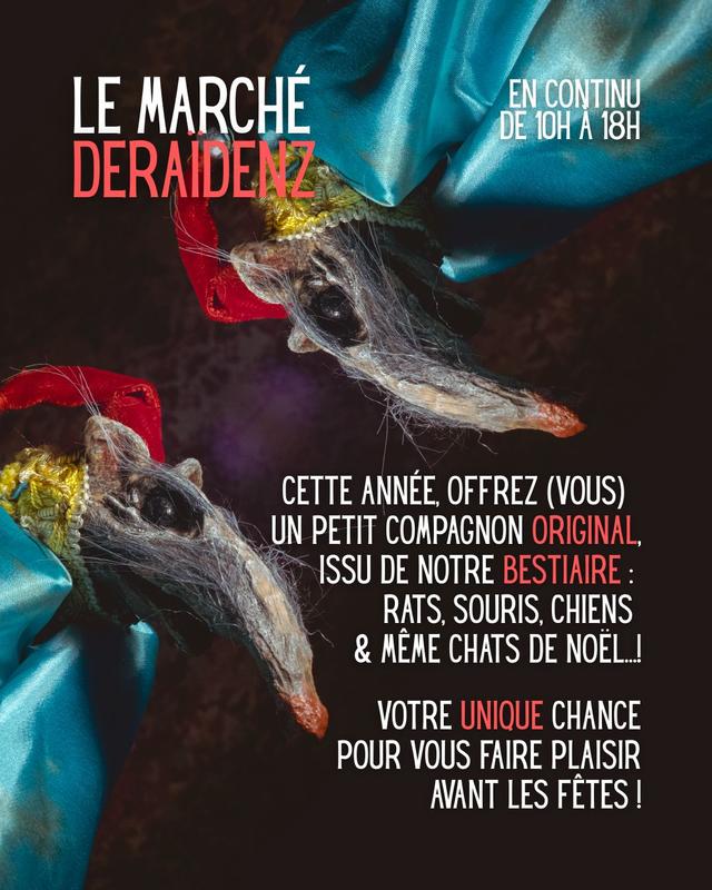 Ateliers Marionnette, Boutique de Noël, boissons chaudes