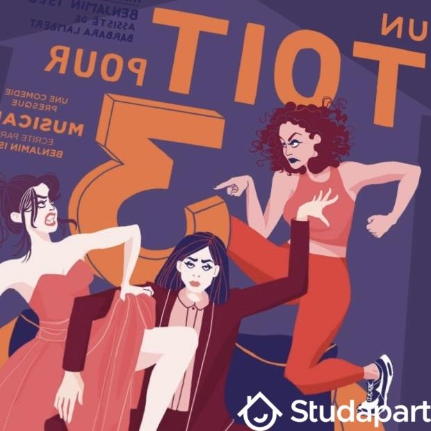 Chambre - 15 m² - 1 pièce