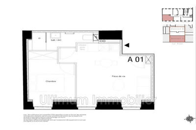 Appartement - 34 m² - 2 pièces