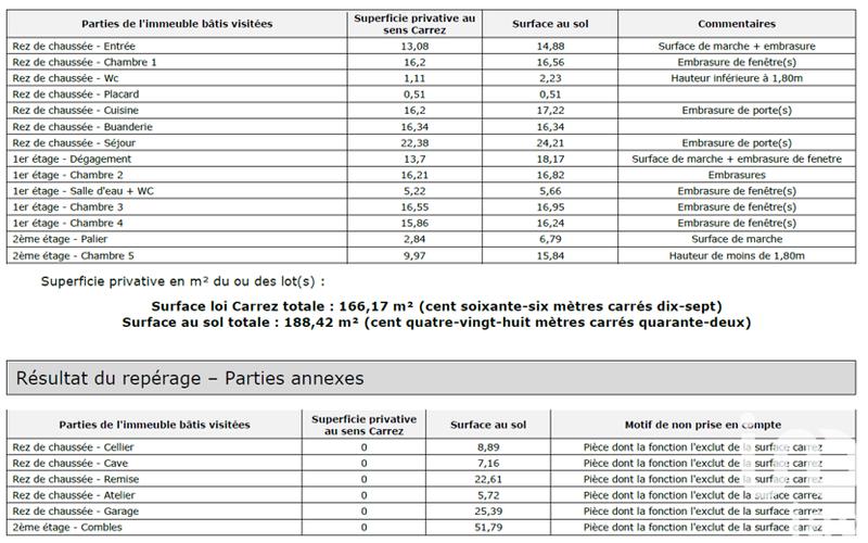 Maison de ville - 166 m² - 6 pièces