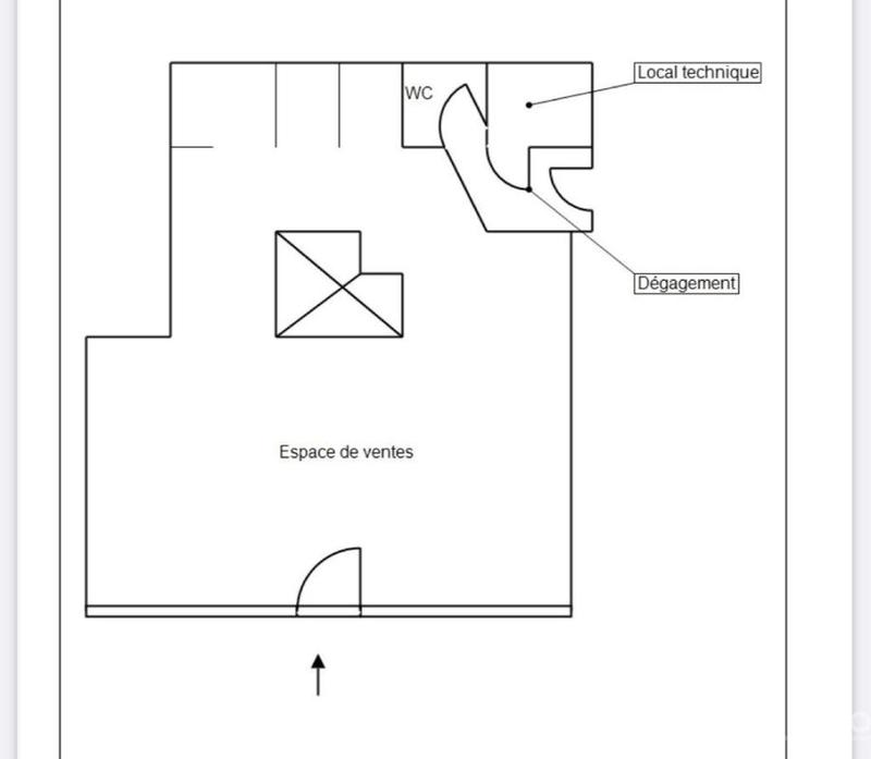 Fonds de commerce - Bureau - 66 m²