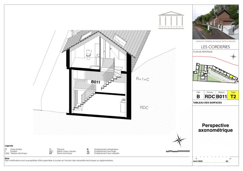 Maison - 52 m² - 2 pièces