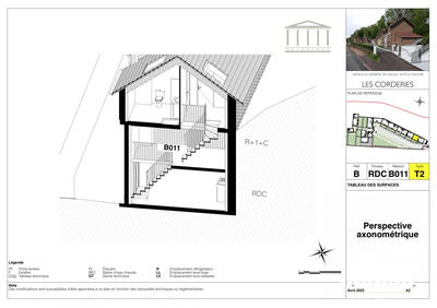 Maison - 52 m² - 2 pièces