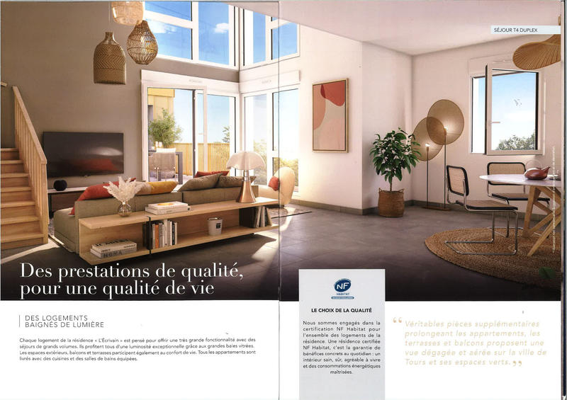 Appartement - 43 m² - 2 pièces