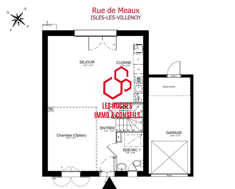 Maison - 98 m² - 4 pièces