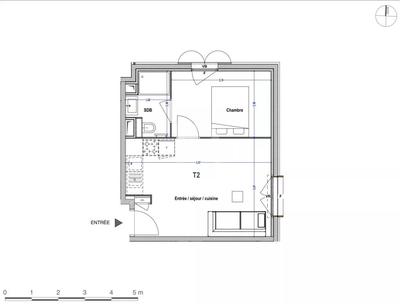 Appartement - 32 m² - 2 pièces