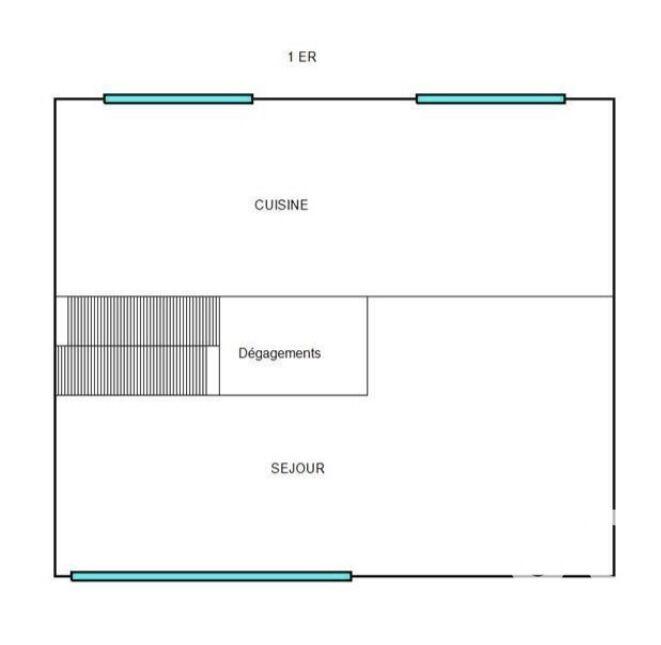 Maison - 92 m² - 5 pièces