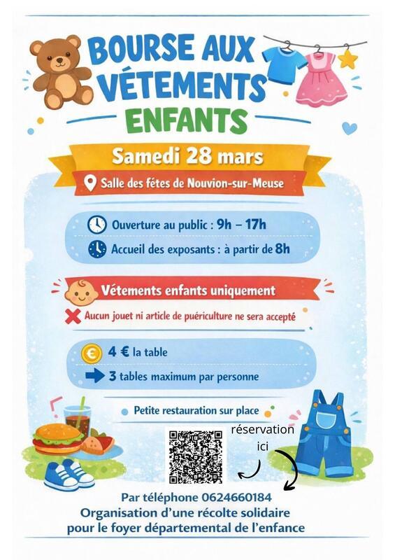 Bourse aux vêtements enfants