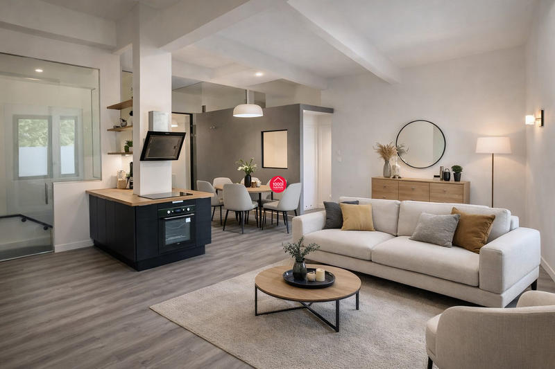 Loft - 77 m² - 3 pièces