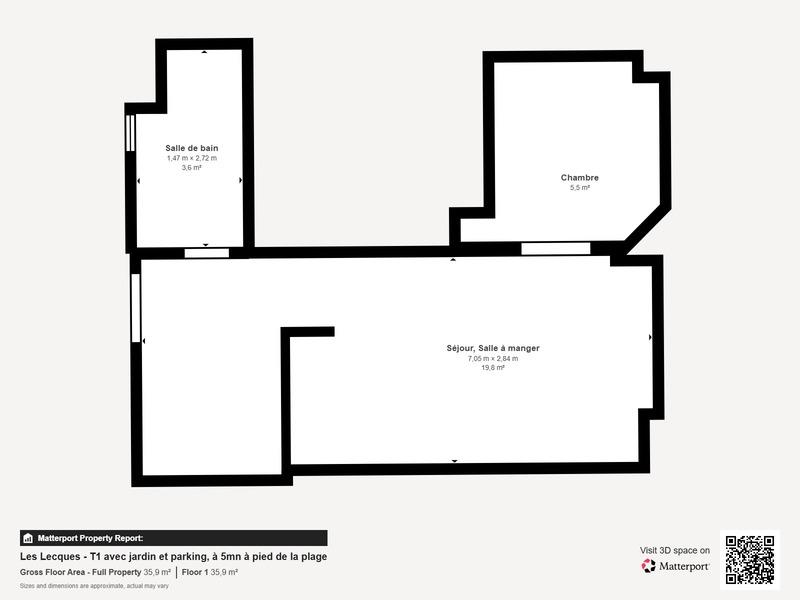 Appartement - 31 m² - 1 pièce