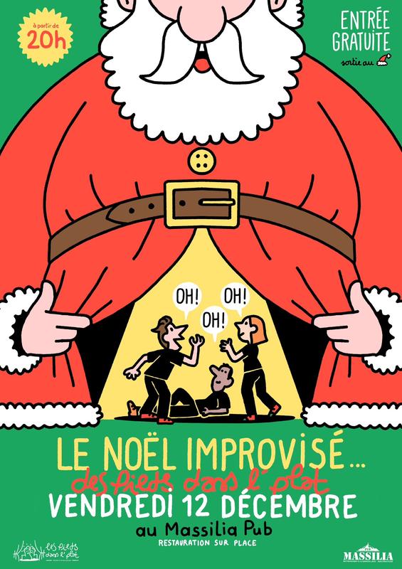 Cabaret d'improvisation : le Noël improvisé des Pieds Dans l'Plat !
