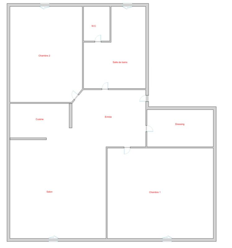 Appartement - 66 m² - 3 pièces