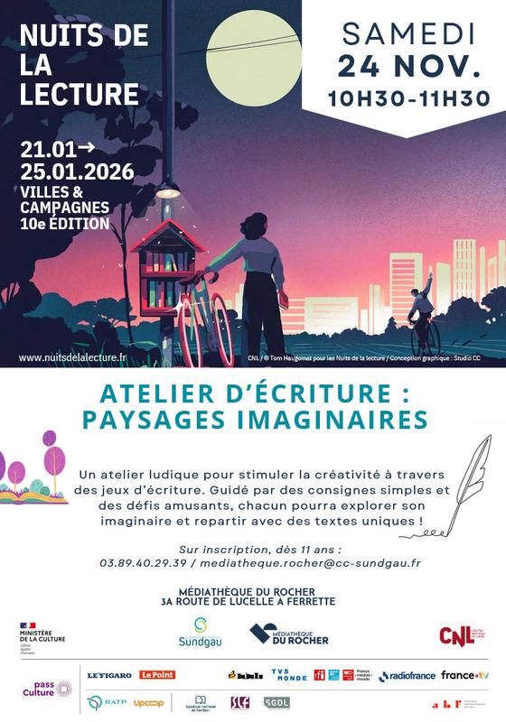 Atelier d'écriture : paysages imaginaires