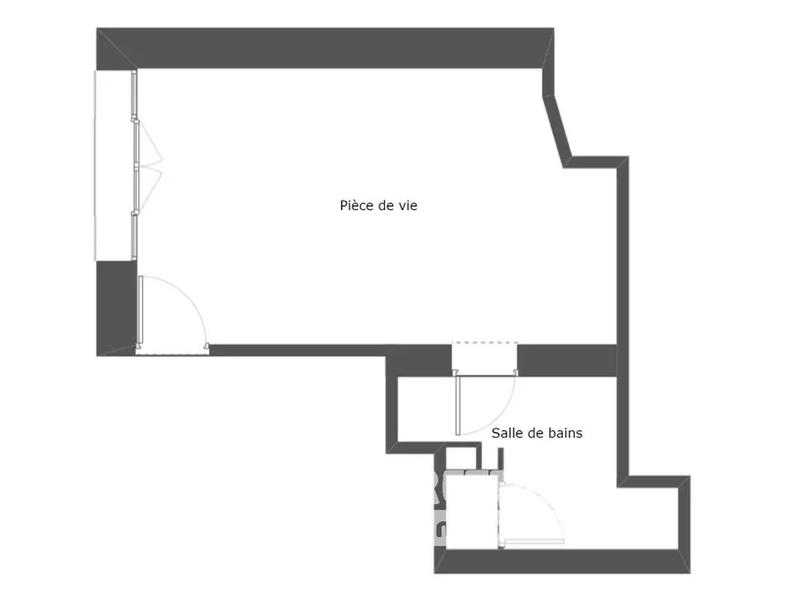 Appartement - 24 m² - 1 pièce