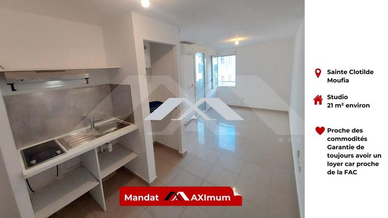 Studio - 20 m² - 1 pièce