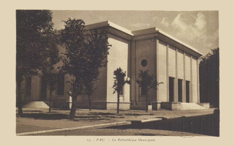 Patrimoines et moi - la bibliothèque de Pau dans les années 1920 et 30