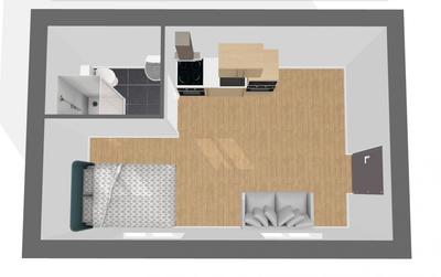 Studio - 22 m² - 1 pièce